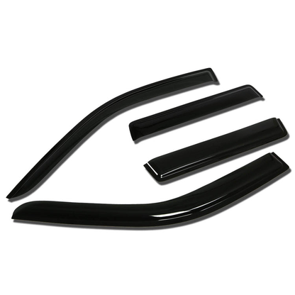 PROTECTOR DE VENTANA WINDOW VISORS - 03-06 MITSUBISHI OUTLANDER - 4PCS - DARK SMOKE