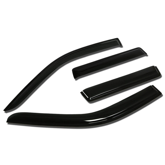PROTECTOR DE VENTANA WINDOW VISORS - 03-06 MITSUBISHI OUTLANDER - 4PCS - DARK SMOKE