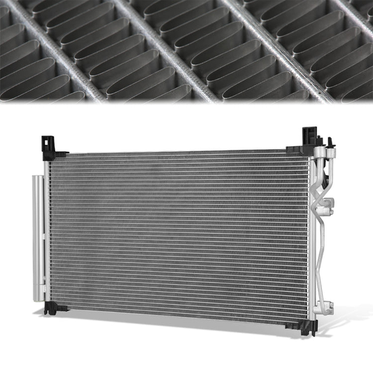 CONDENSADOR HYUNDAI SONATA 2015-2019 - FOR 2.4L MODEL - ALUMINUM - SILVER