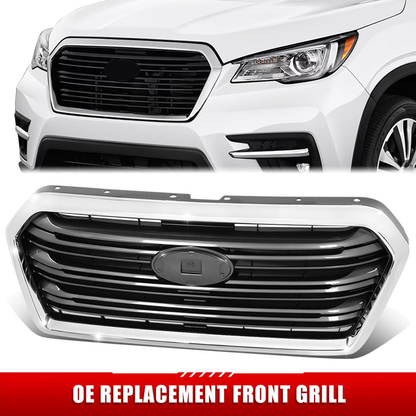 PARRILLA GRILLE - SB ACENT 19-21/ GRILLE ASS'Y/ PAINTED SILVER GRAY/ W/CHROME FRAME/ (W/O VIEW CAMERA H.)//PARTS.NO,SU1200182//OEM NO,91121XC00A