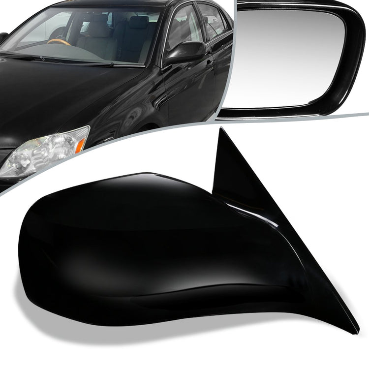RETROVISOR MIRROR - OEM - 05-10 TOYOTA AVALON - POWERED - HEATED - PAINTABLE - BLACK - RIGHT