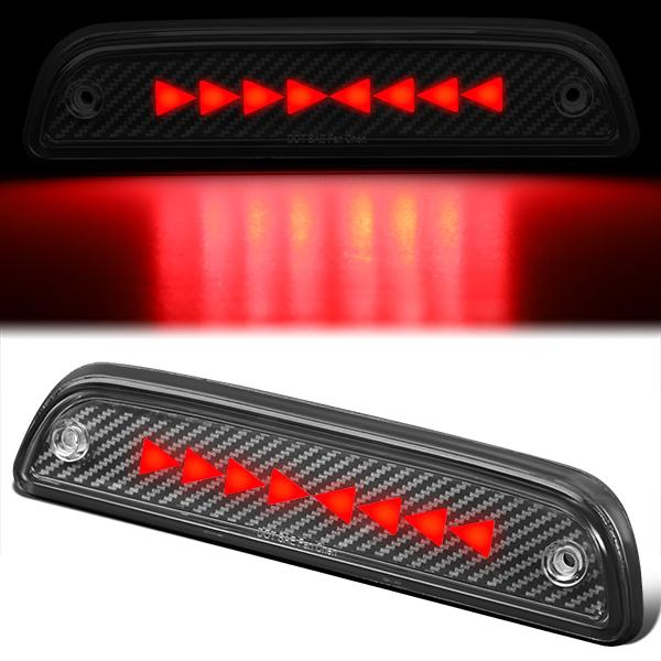 LUZ DE FRENO 95-15 TOYOTA TACOMA ALL MODELS / 16-PRESENT TACOMA ACCESS EXTENDED CAB - 3D - SEQUENTIAL TRIANGLE LED - BLACK
