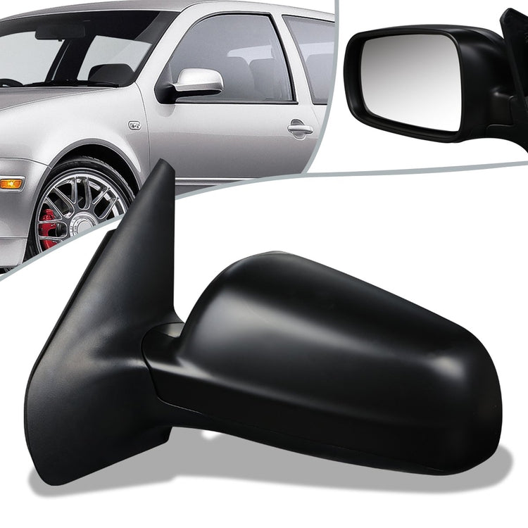RETROVISOR MIRROR - OEM - 98-03 VOLKSWAGEN GOLF - POWERED - HEATED - FOLDING - LEFT - BLACK