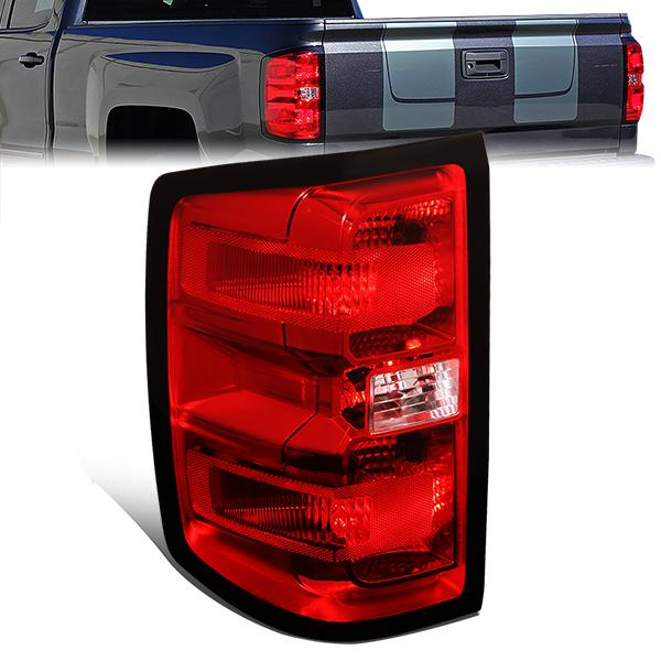 FAROS TRASEROS 14-18 CHEVY SILVERADO 1500 / 15-19 CHEVY SILVERADO 2500HD, SILVERADO 3500HD, GMC SIERRA 3500HD W/ DUALLY WHEELS / 2019 CHEVY SILVERADO 1500LD - FITS MODELS WITHOUT FACTORY LED TAIL LIGHTS -14-15 MODELS MUST REUSE ORIGINAL WIRING HARNESS -