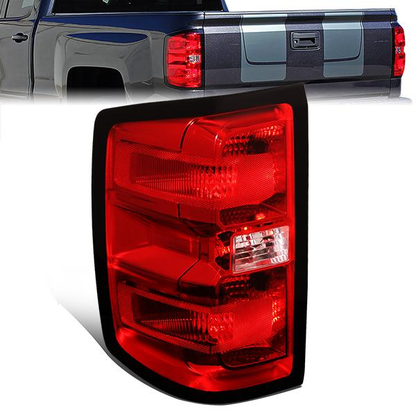 FAROS TRASEROS 14-18 CHEVY SILVERADO 1500 / 15-19 CHEVY SILVERADO 2500HD, SILVERADO 3500HD, GMC SIERRA 3500HD W/ DUALLY WHEELS / 2019 CHEVY SILVERADO 1500LD - FITS MODELS WITHOUT FACTORY LED TAIL LIGHTS -14-15 MODELS MUST REUSE ORIGINAL WIRING HARNESS -