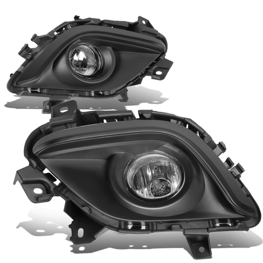FAROS DE NIEBLA 14-16 MAZDA 6 - WITH SWITCH, BLACK BEZEL - H11 BULB - CHROME / CLEAR