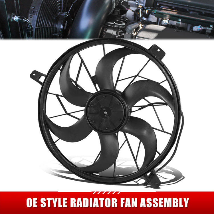 ABANICOS OE STYLE -JEEP GRAND CHEROKEE 1999-2003 / JEEP LIBERTY 2002-2007 - 3.7L LIBERTY, 4.0L GRAND CHEROKEE - W/ TOW PACKAGE