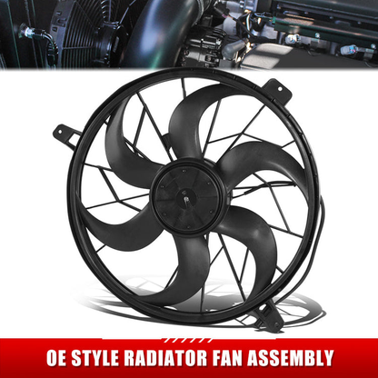 ABANICOS OE STYLE -JEEP GRAND CHEROKEE 1999-2003 / JEEP LIBERTY 2002-2007 - 3.7L LIBERTY, 4.0L GRAND CHEROKEE - W/ TOW PACKAGE