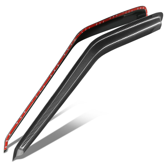 PROTECTOR DE VENTANA WINDOW VISORS - 94-03 GMC SONOMA / 94-03 CHEVROLET S10 / 95-02 CHEVROLET BLAZER / 95-01 GMC JIMMY - CARBON FIBER PATTERN STYLING - 2PCS - BLACK