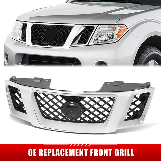 PARRILLA GRILLE - DS PAHFDR 05-12/ GRILLE ASS'Y 08-12/ BLACK W/CHROME FRAME//PARTS.NO,NI1200251//OEM NO,62310ZS00A