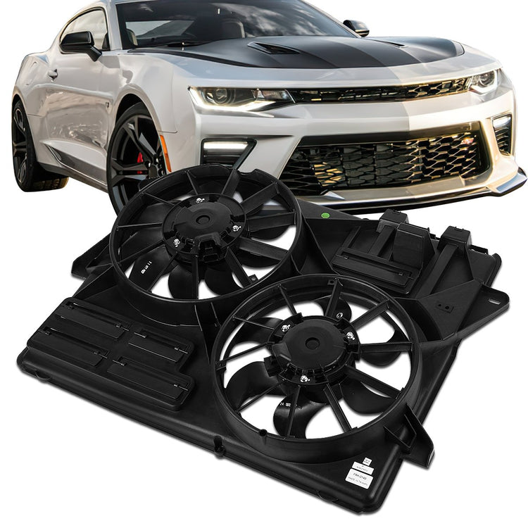 ABANICOS OE STYLE - 15-19 FORD MUSTANG - FITS 3.7L 5.0L 5.2L MODELS