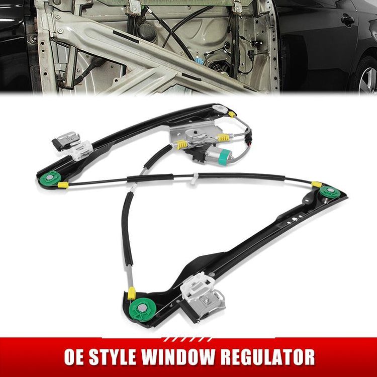 REGULADOR DE VENTANA WINDOW MOTORS & REGULATORS - FORD FOCUS 2000-2007 - LX, SE, ZX4, ZX5, ZXW - METALLIC - BARE STEEL / PLASTIC