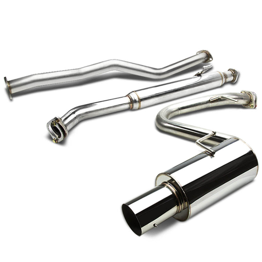 TUBERIA CATBACK CATBACK - 05-10 SCION TC 2.4L - SINGLE TIP - STAINLESS STEEL