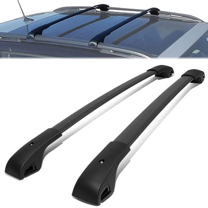 PORTAEQUIPAJE ROOF RACK CROSS BAR - 15-20 JEEP RENEGADE - MOUNTS ONTO OEM ROOF RAILS - MATTE BLACK