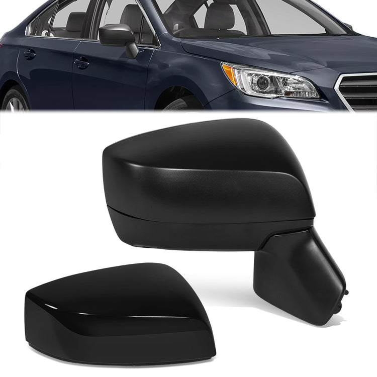 RETROVISOR MIRROR - OE STYLE - SUBARU LEGACY 15-17 - SUBARU OUTBACK 15-17 - WITH POWER WITH HEATED - PASSENGER SIDE - PAINT TO MATCH - BLACK