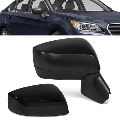 RETROVISOR MIRROR - OE STYLE - SUBARU LEGACY 15-17 - SUBARU OUTBACK 15-17 - WITH POWER WITH HEATED - PASSENGER SIDE - PAINT TO MATCH - BLACK
