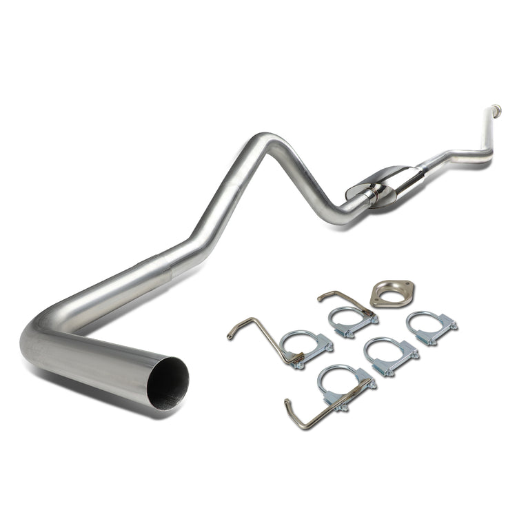 TUBERIA CATBACK CATBACK - 99-06 CHEVY SILVERADO, GMC SIERRA 1500 - EXTENDED CREW CAB - SHORT BED- SINGLE TIP - STAINLESS STEEL