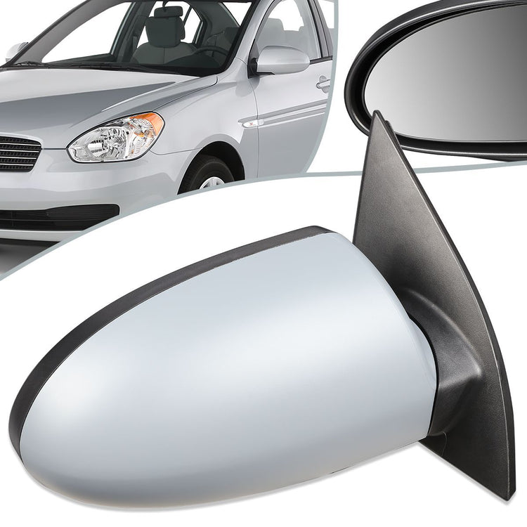 RETROVISOR MIRROR - OEM - 06-09 HYUNDAI ACCENT - POWERED - GRAY - RIGHT