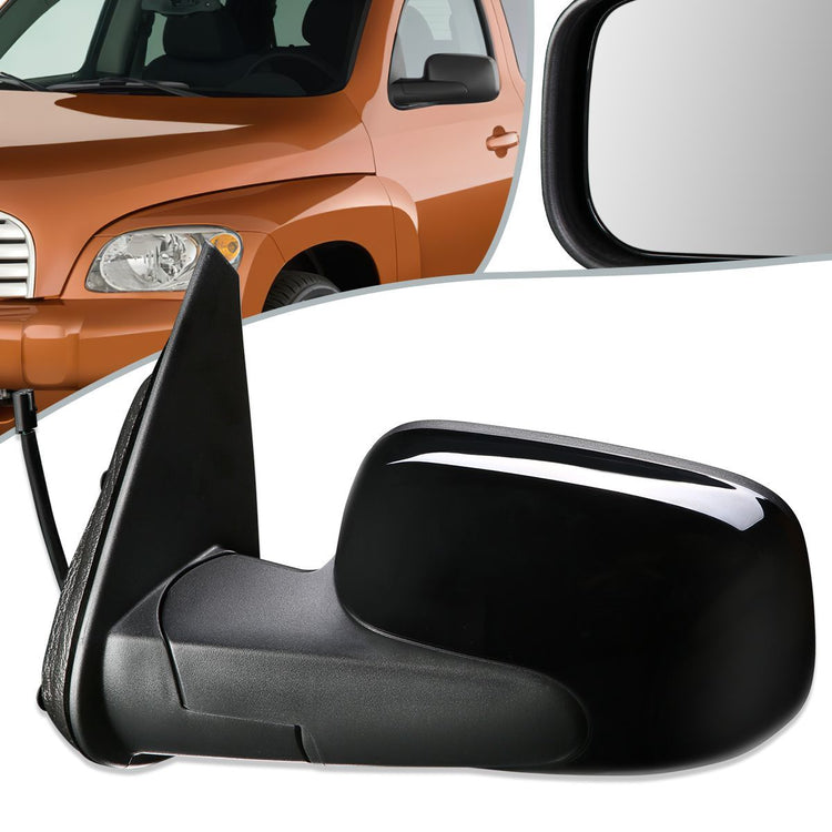 RETROVISOR MIRROR - OEM - 07-11 CHEVY HHR - POWERED - PAINTABLE - BLACK - LEFT