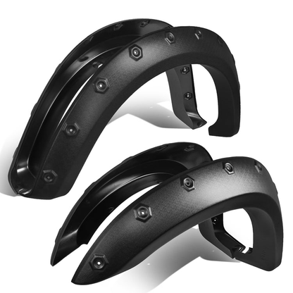 CANTONERAS 99-03 FORD F-150 / 97-99 FORD F-250 SUPER DUTY / 2004 FORD F-150 - FITS STYLESIDE BEDS - POCKET-RIVETED STYLE - TEXTURED - MATTE BLACK