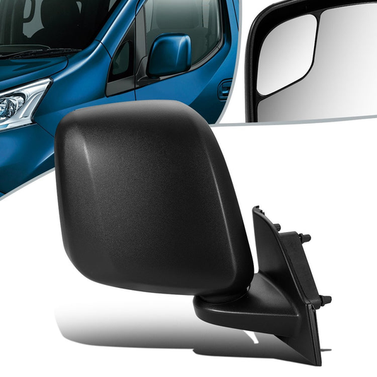 RETROVISOR MIRROR - OEM - 13-20 NISSAN NV200 - MANUAL - FOLDING - TEXTURED - BLACK - RIGHT