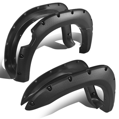 CANTONERAS 04-14 NISSAN TITAN - POCKET-RIVETED STYLE - TEXTURED - MATTE BLACK