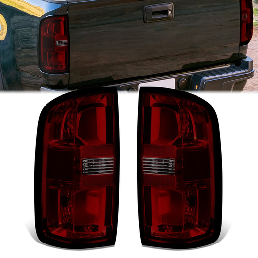FAROS TRASEROS 15-22 CHEVY COLORADO - DARK RED STYLE - TAIL LIGHT BRAKE LAMP