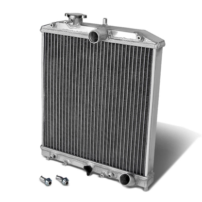 RADIADOR DE ALUMINIO RADIATOR - 2 ROWS - 92-00 HONDA CIVIC / 93-97 DEL SOL / 94-01 ACURA INTEGRA (HALF SIZE) - 42MM - AT