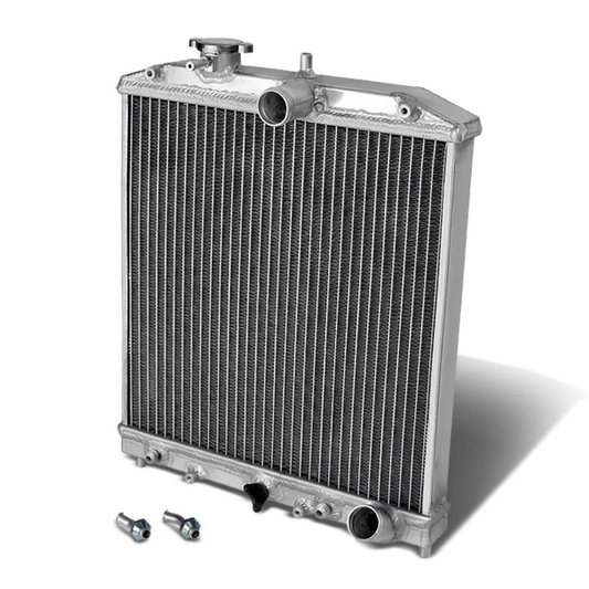 RADIADOR DE ALUMINIO RADIATOR - 2 ROWS - 92-00 HONDA CIVIC / 93-97 DEL SOL / 94-01 ACURA INTEGRA (HALF SIZE) - 42MM - AT