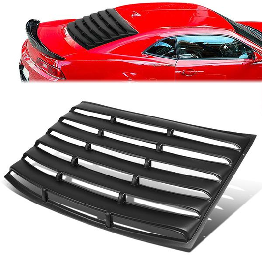 PERSIANA TRASERA REAR WINDOW LOUVER - 10-15 CHEVY CAMARO - 1PC - BLACK