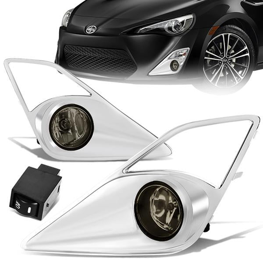 FAROS DE NIEBLA 13-16 SCION FR-S - WITH SWITCH, BEZEL - H11 BULB - SMOKE