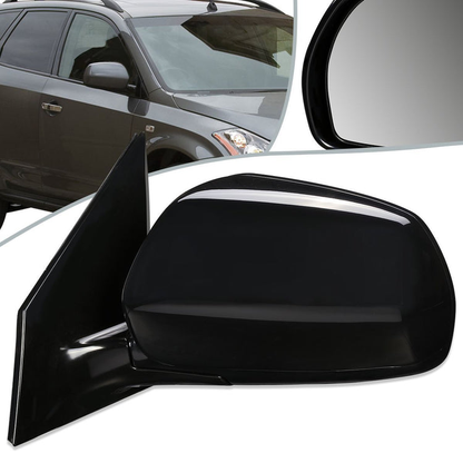 RETROVISOR MIRROR - OEM - 05-07 NISSAN MURANO - POWERED - HEATED - TEXTURED - BLACK - LEFT