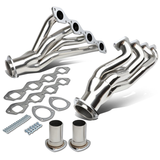 HEADERS STAINLESS STEEL - CHEVY 396 502 454 V8 - GM A BODY BIG BLOCK SHORTY / CIRCLE FLANGE