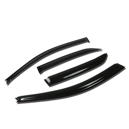 PROTECTOR DE VENTANA WINDOW VISORS - 02-07 MITSUBISHI LANCER - 4PCS - DARK SMOKE
