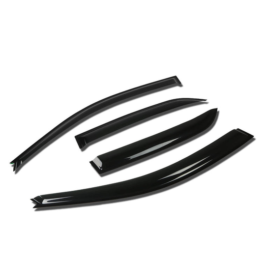 PROTECTOR DE VENTANA WINDOW VISORS - 02-07 MITSUBISHI LANCER - 4PCS - DARK SMOKE