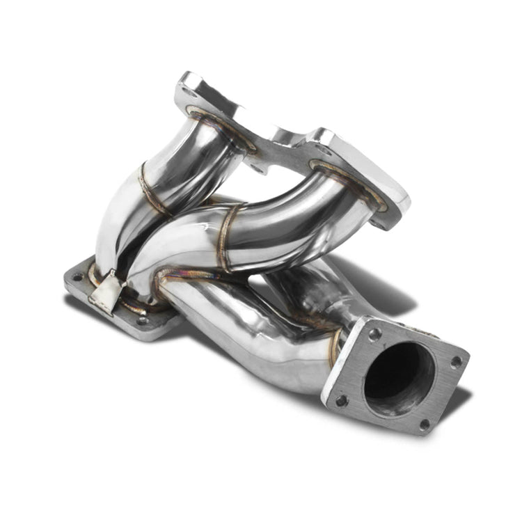 TURBO MANIFOLD TURBO MANIFOLD - SS - 92-98 MAZDA RX-7 / RX7 FD - T4 FLANGE 46MM WG - I8-3