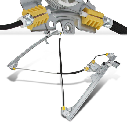 REGULADOR DE VENTANA WINDOW MOTORS & REGULATORS - METALLIC - 99-07 CADILLAC ESCALADE CHEVY SILVERADO SUBURBAN AVALANCHE GMC SIERRA YUKON - METALLIC - BARE STEEL/PLASTIC