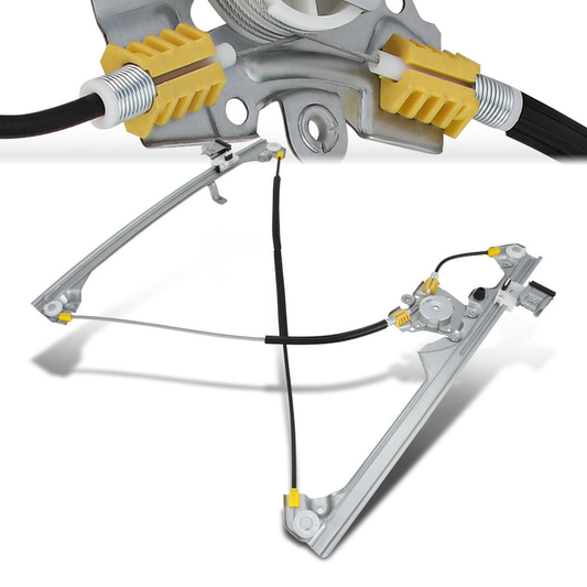 REGULADOR DE VENTANA WINDOW MOTORS & REGULATORS - METALLIC - 99-07 CADILLAC ESCALADE CHEVY SILVERADO SUBURBAN AVALANCHE GMC SIERRA YUKON - METALLIC - BARE STEEL/PLASTIC