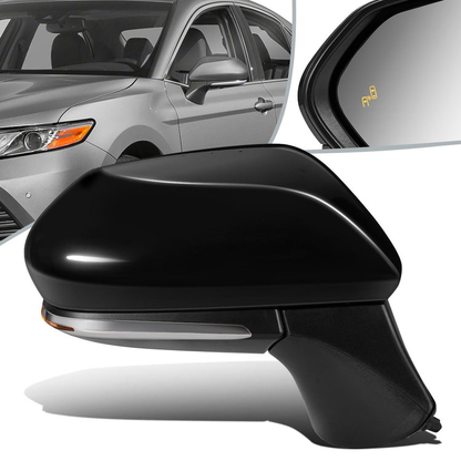 RETROVISOR MIRROR - OEM - 18-20 TOYOTA CAMRY - POWERED - HEATED - W/ SIGNAL LIGHT - W/ BSD - FOLDING - RIGHT - BLACK MATERIAL