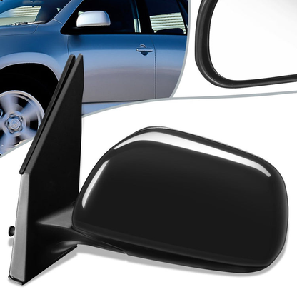 RETROVISOR MIRROR - OEM - 09-12 TOYOTA RAV4 - POWERED - TEXTURED - BLACK - LEFT