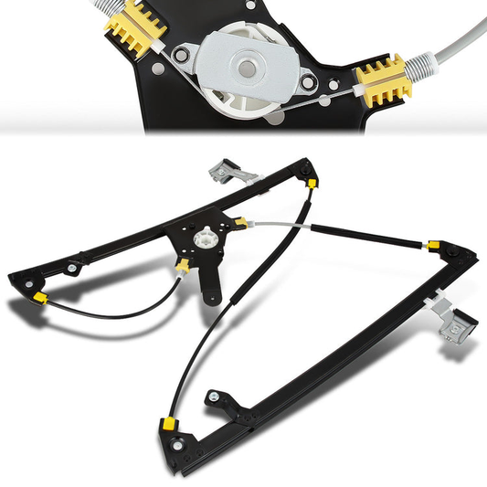 REGULADOR DE VENTANA WINDOW MOTORS & REGULATORS - METALLIC - 02-10 FORD EXPLORER/07-10 FORD EXPLORER SPORT TRAC/03-05 LINCOLN AVIATOR/02-10 MERCURY MOUNTAINEER - METALLIC - BARE STEEL/PLASTIC