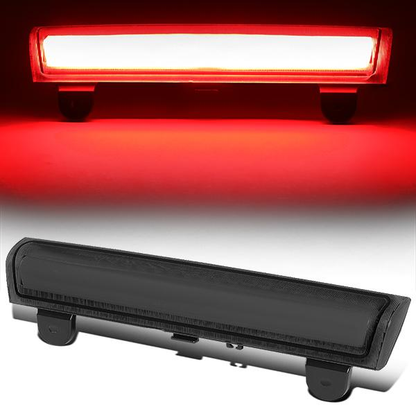 LUZ DE FRENO 00-06 CHEVY SUBURBAN 1500, 2500, CHEVY TAHOE, GMC YUKON, GMC YUKON XL 1500, 2500 - FITS LIFTGATE MODEL REAR DOORS ONLY - LED STRIP - SMOKE