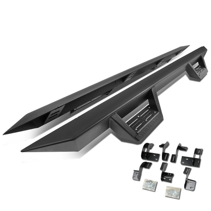 ESTRIBOS STEP DOWN - 09-17 DODGE RAM 1500 - CREW CAB - BLACK