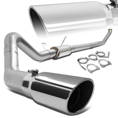 TUBERIA CATBACK CATBACK - 03-04 DODGE RAM 2500, 3500 5.9L - TURBO DIESEL - SINGLE TIP - STAINLESS STEEL