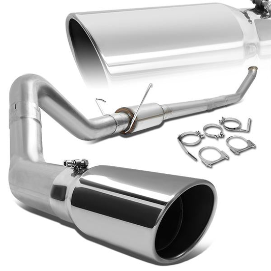 TUBERIA CATBACK CATBACK - 03-04 DODGE RAM 2500, 3500 5.9L - TURBO DIESEL - SINGLE TIP - STAINLESS STEEL