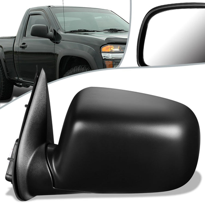 RETROVISOR MIRROR - OEM - 09-12 CHEVY COLORADO / 09-12 GMC CANYON - POWERED - PAINTABLE - BLACK - LEFT