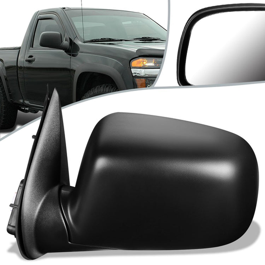RETROVISOR MIRROR - OEM - 09-12 CHEVY COLORADO / 09-12 GMC CANYON - POWERED - PAINTABLE - BLACK - LEFT