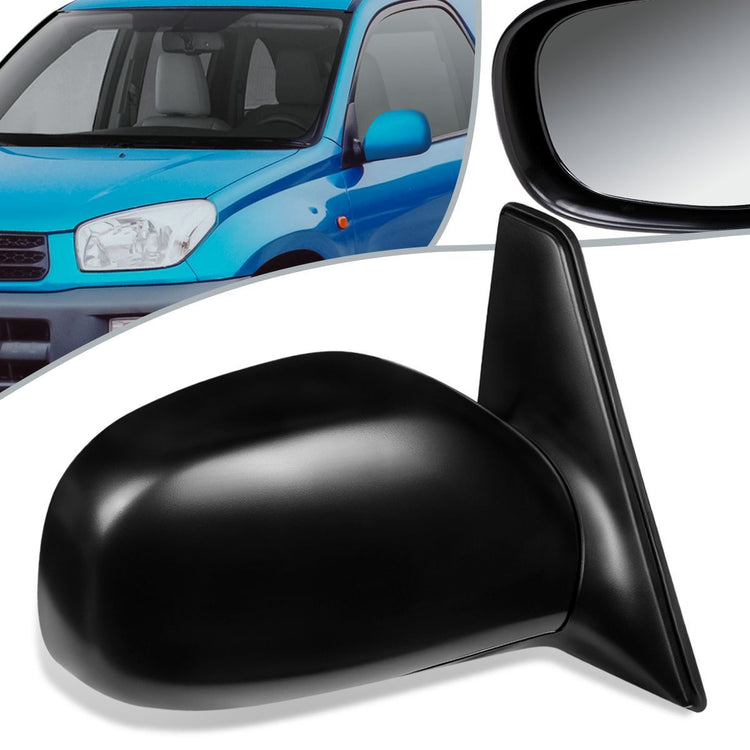 RETROVISOR MIRROR - OEM - 96-97 TOYOTA RAV4 - POWERED - TEXTURED - BLACK - RIGHT