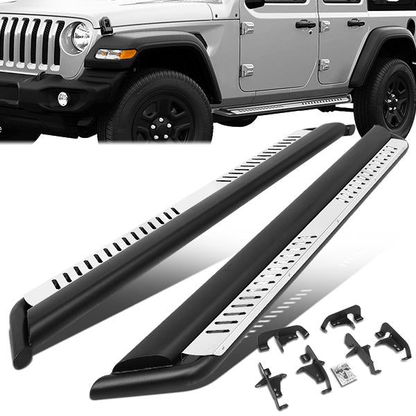 ESTRIBOS 18-20 JEEP WRANGLER JL UNLIMITED 4-DR - SILVER