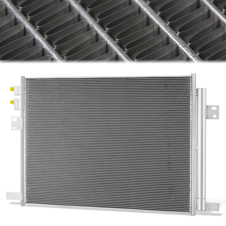 CONDENSADOR FORD EXPLORER 2020-2024 / FORD POLICE INTERCEPTOR UTILITY 2020-2024 / LINCOLN AVIATOR 2020-2024 - ALUMINUM - SILVER